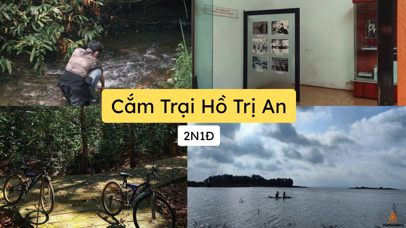 Cắm trại hồ trị an 2N1Đ