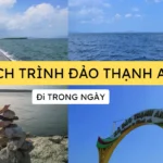 lịch trình đảo thạnh an trong ngày